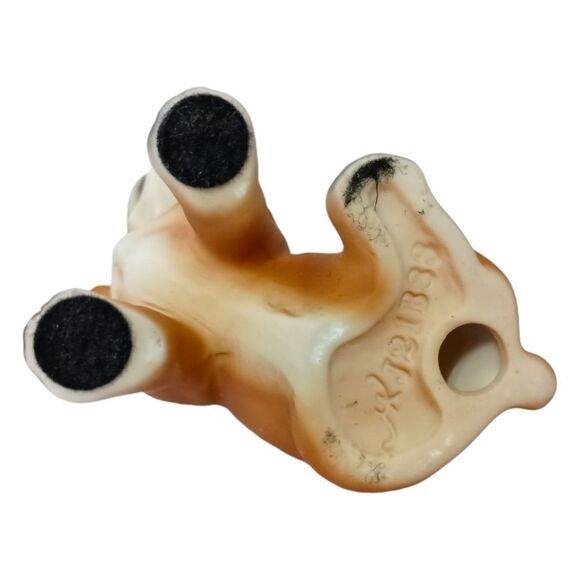 Vintage Boxer Dog Puppy Figure Harvey Knox Global Art Porcelain J21B83 1980s.  N - Picture 3 of 16